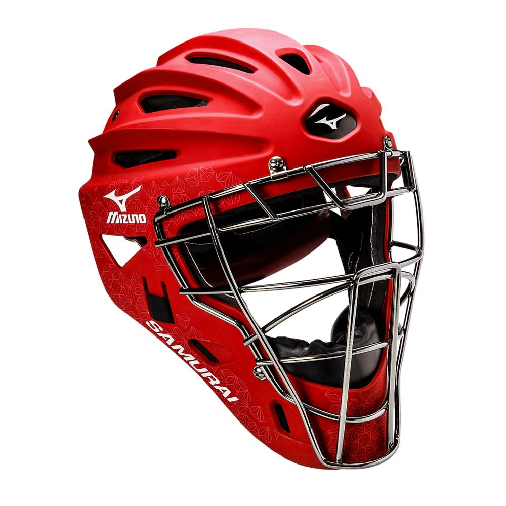 Casco Mizuno Softball Samurai Fastpitch - G4 Donna - Rosse - 80569-ZDYJ